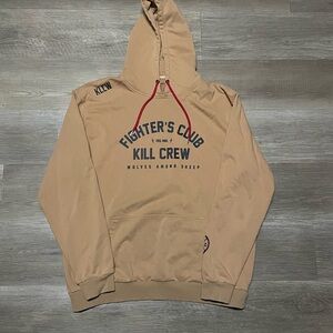 Men’s Kill Crew Fighters Club hoodie color sand size XL
New with no tags